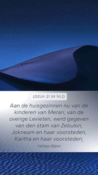 Jozua 21:34 NLD Bible Verse Image