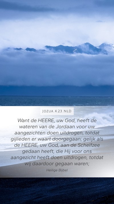 Jozua 4:23 NLD Bible Verse Image