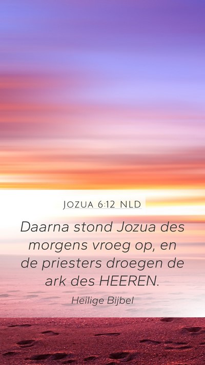 Jozua 6:12 NLD Bible Verse Image