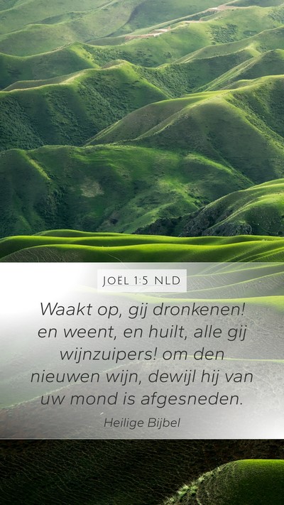Joël 1:5 NLD Bible Verse Image