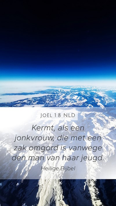 Joël 1:8 NLD Bible Verse Image