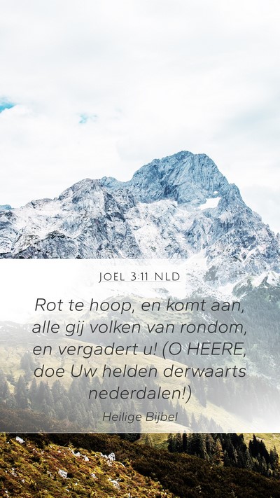 Joël 3:11 NLD Bible Verse Image