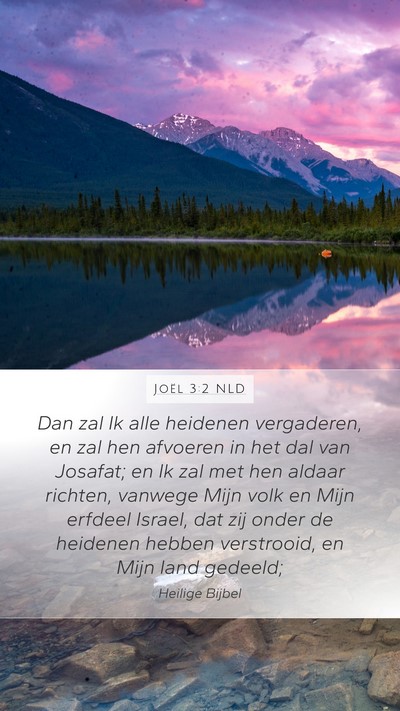 Joël 3:2 NLD Bible Verse Image