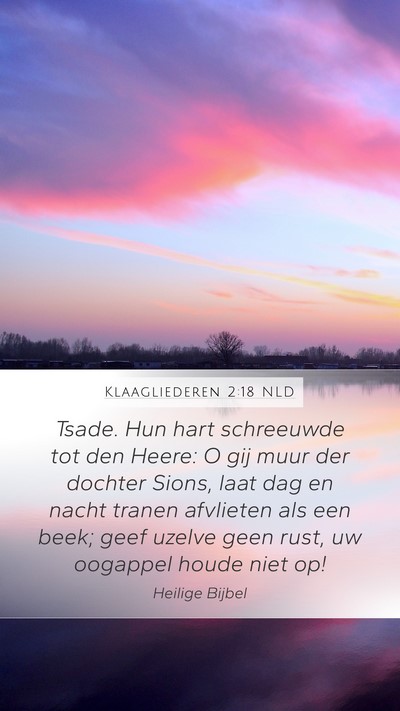 Klaagliederen 2:18 NLD Bible Verse Image