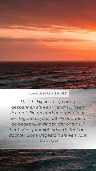 Klaagliederen 2:4 NLD Bible Verse Image