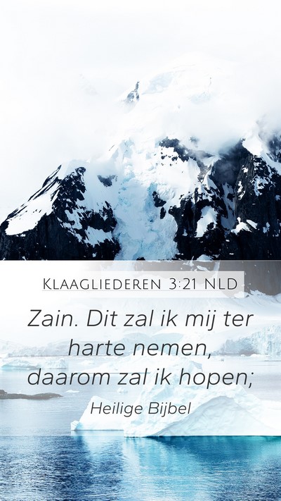 Klaagliederen 3:21 NLD Bible Verse Image