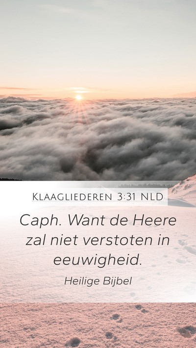 Klaagliederen 3:31 NLD Bible Verse Image