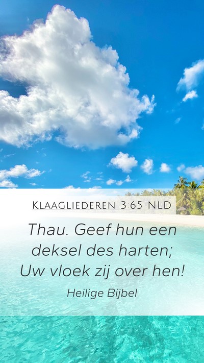 Klaagliederen 3:65 NLD Bible Verse Image