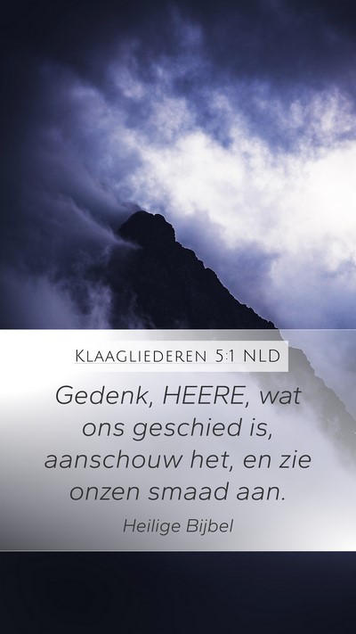 Klaagliederen 5:1 NLD Bible Verse Image