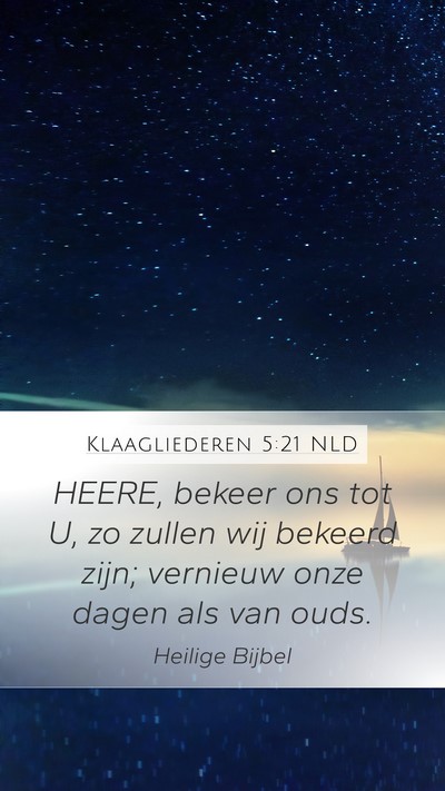 Klaagliederen 5:21 NLD Bible Verse Image