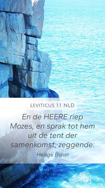 Leviticus 1:1 NLD Bible Verse Image