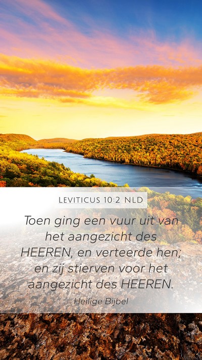 Leviticus 10:2 NLD Bible Verse Image