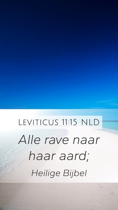 Leviticus 11:15 NLD Bible Verse Image