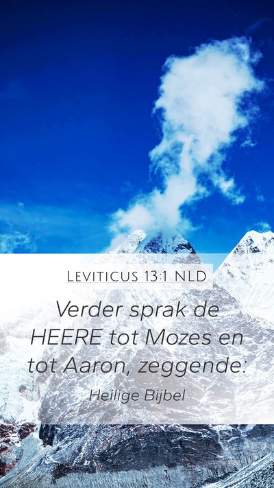 Leviticus 13:1 NLD Bible Verse Image