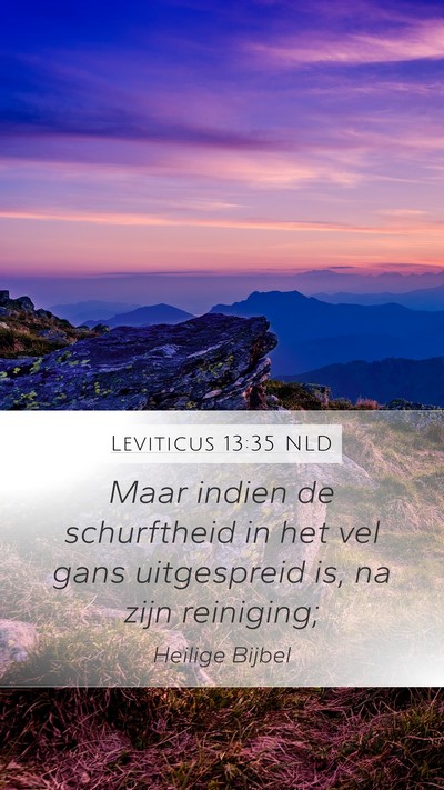 Leviticus 13:35 NLD Bible Verse Image
