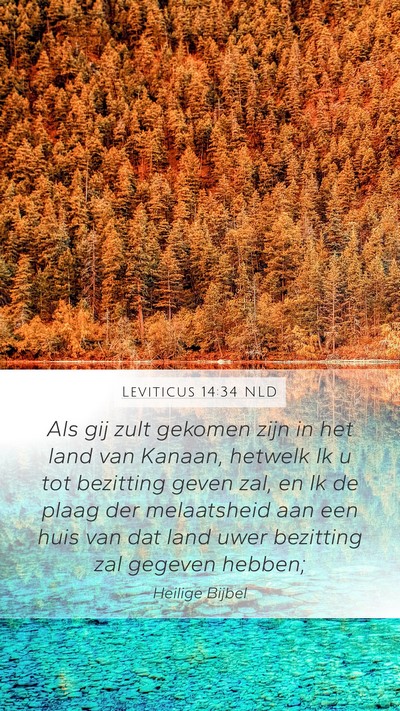 Leviticus 14:34 NLD Bible Verse Image