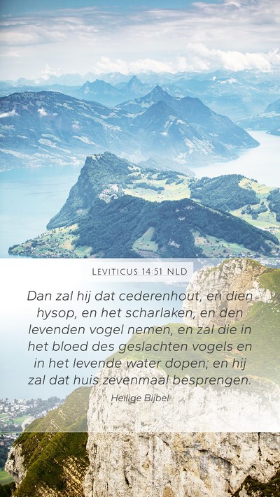 Leviticus 14:51 NLD Bible Verse Image