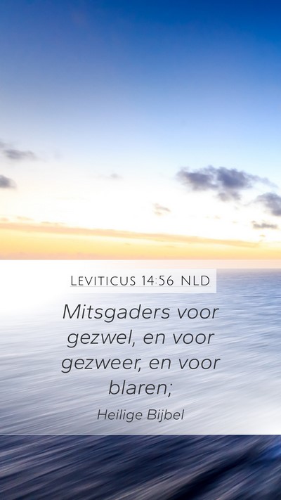 Leviticus 14:56 NLD Bible Verse Image