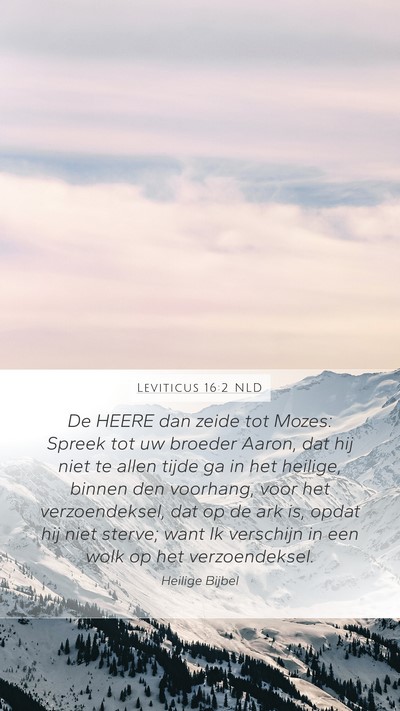Leviticus 16:2 NLD Bible Verse Image