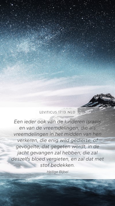 Leviticus 17:13 NLD Bible Verse Image