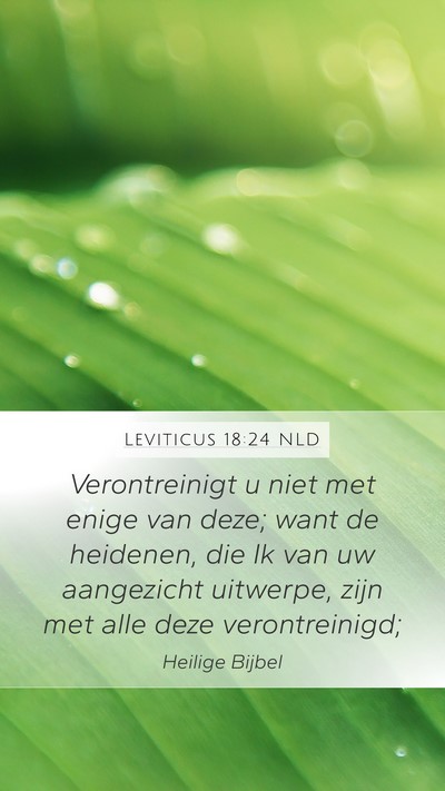 Leviticus 18:24 NLD Bible Verse Image