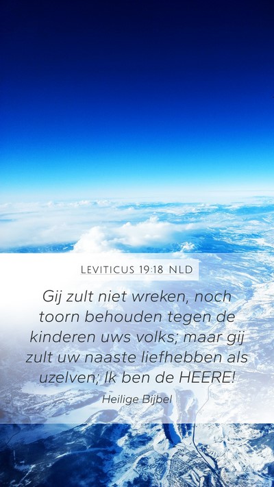 Leviticus 19:18 NLD Bible Verse Image