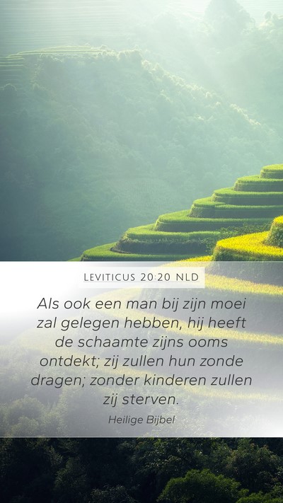 Leviticus 20:20 NLD Bible Verse Image