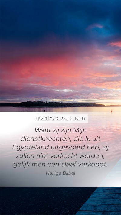 Leviticus 25:42 NLD Bible Verse Image