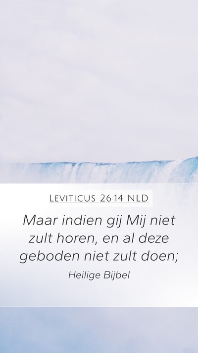 Leviticus 26:14 NLD Bible Verse Image
