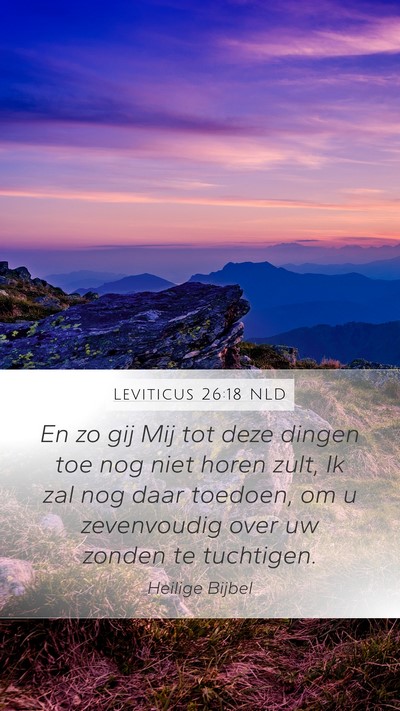 Leviticus 26:18 NLD Bible Verse Image