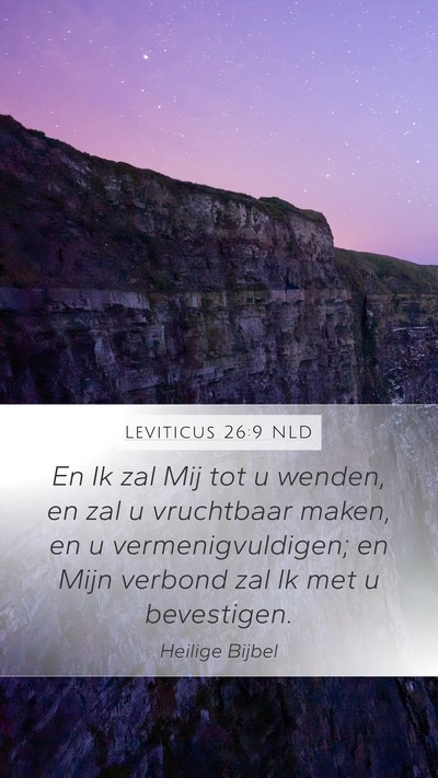Leviticus 26:9 NLD Bible Verse Image