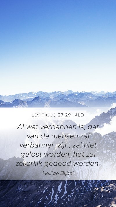 Leviticus 27:29 NLD Bible Verse Image