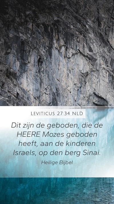 Leviticus 27:34 NLD Bible Verse Image