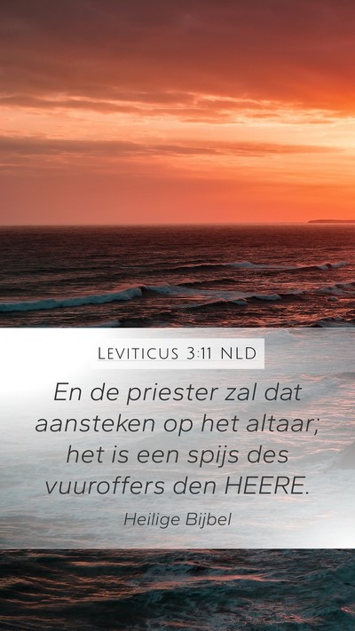 Leviticus 3:11 NLD Bible Verse Image