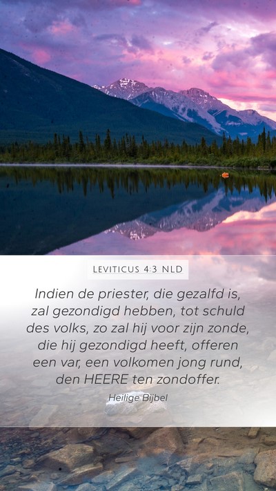 Leviticus 4:3 NLD Bible Verse Image