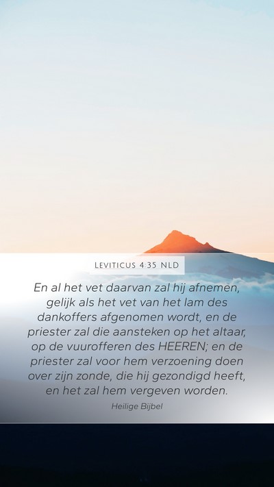 Leviticus 4:35 NLD Bible Verse Image