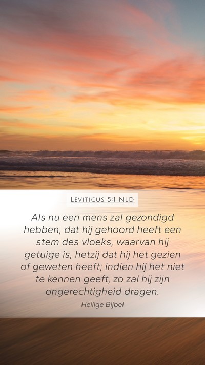 Leviticus 5:1 NLD Bible Verse Image