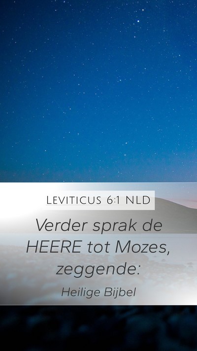 Leviticus 6:1 NLD Bible Verse Image