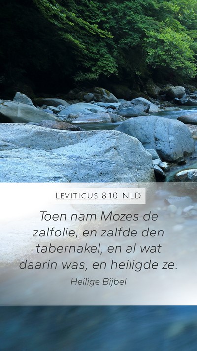 Leviticus 8:10 NLD Bible Verse Image