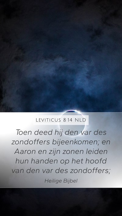 Leviticus 8:14 NLD Bible Verse Image