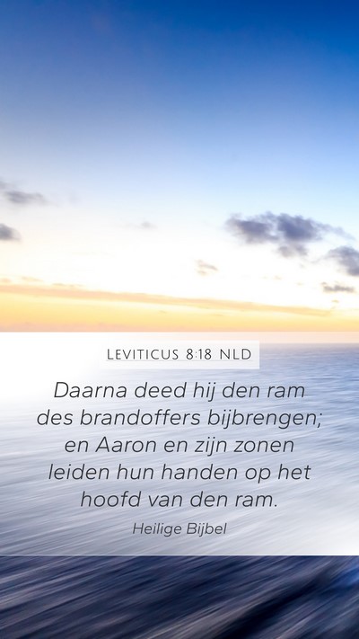 Leviticus 8:18 NLD Bible Verse Image