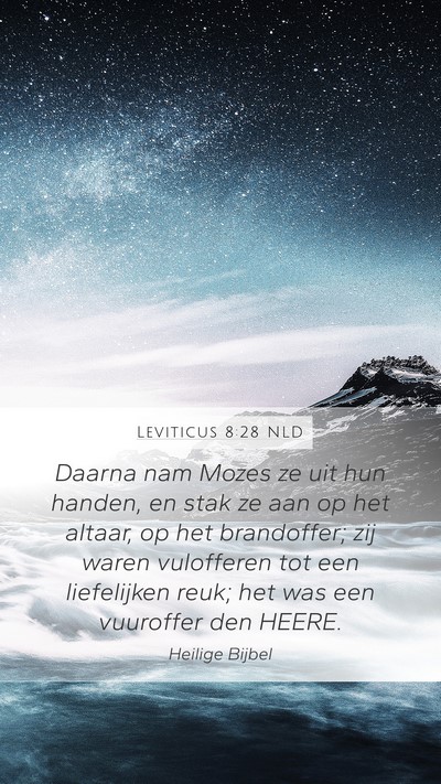 Leviticus 8:28 NLD Bible Verse Image