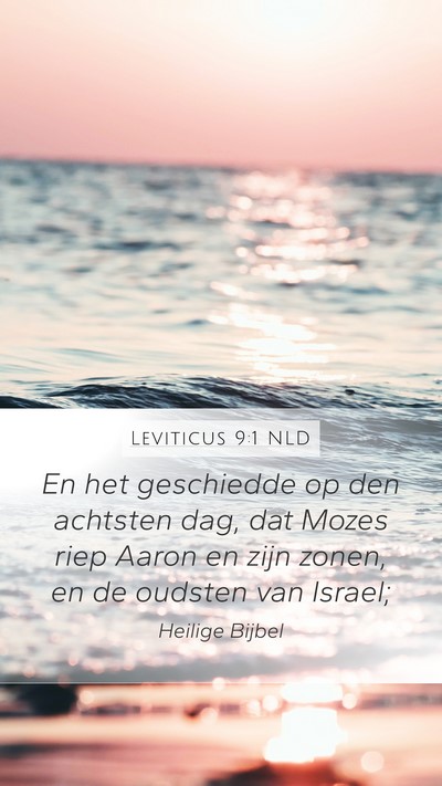 Leviticus 9:1 NLD Bible Verse Image