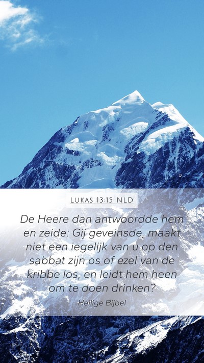 Lukas 13:15 NLD Bible Verse Image