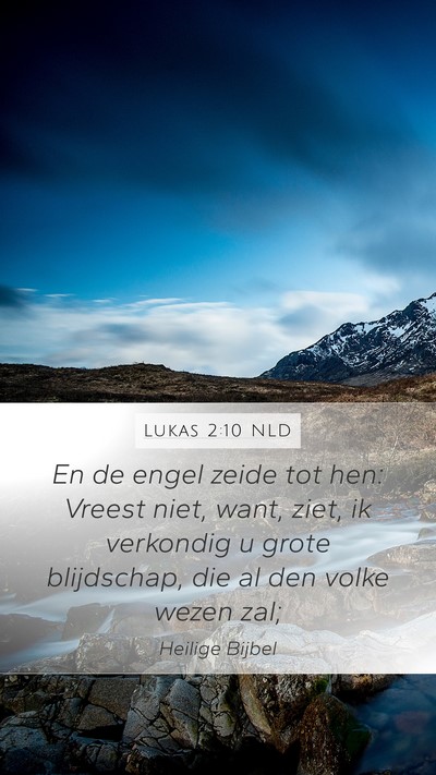 Lukas 2:10 NLD Bible Verse Image