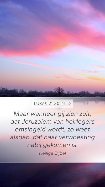 Lukas 21:20 NLD Bible Verse Image