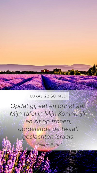 Lukas 22:30 NLD Bible Verse Image
