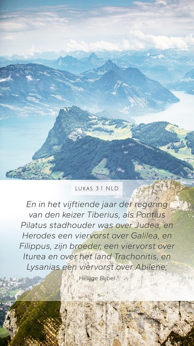 Lukas 3:1 NLD Bible Verse Image