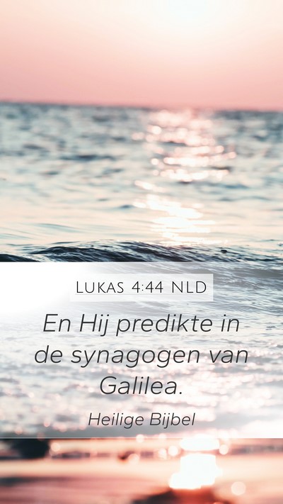Lukas 4:44 NLD Bible Verse Image