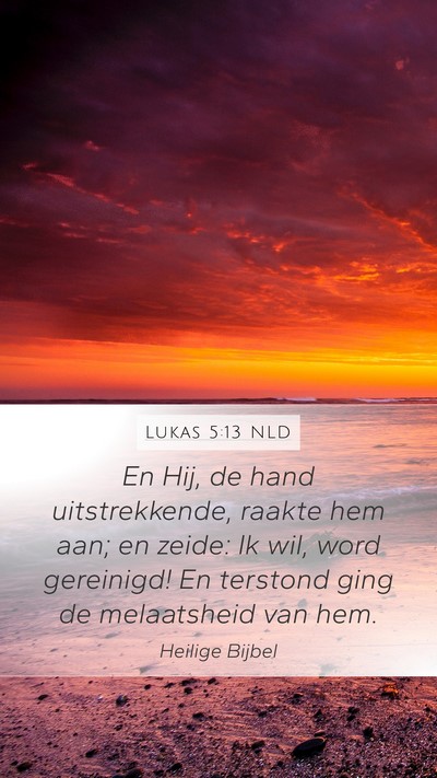 Lukas 5:13 NLD Bible Verse Image